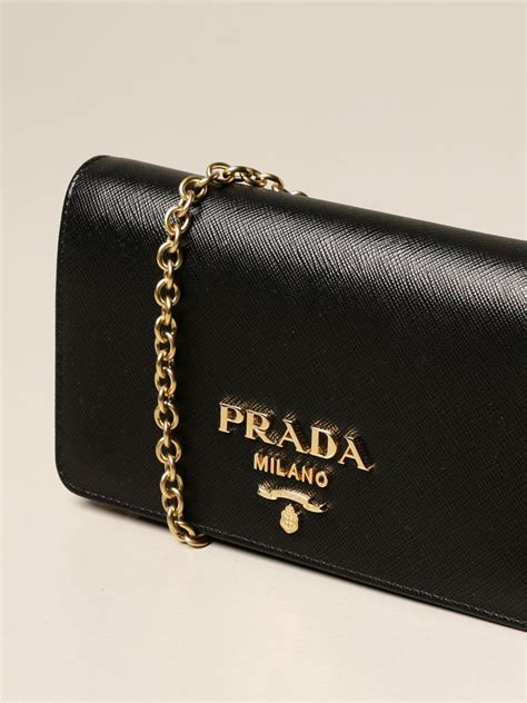 borsa prada nera piccola|Mini borsa in pelle .